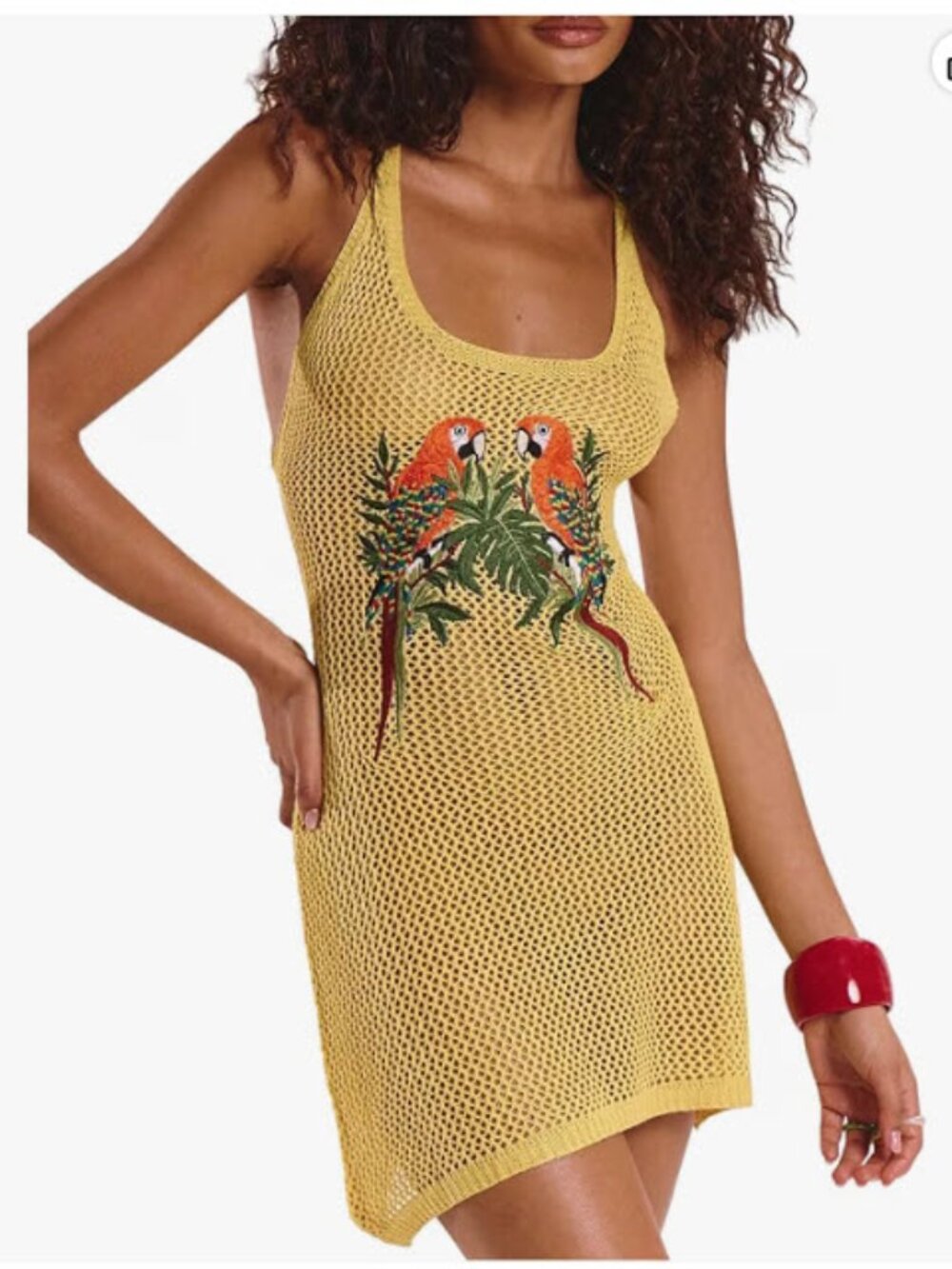 Women's Crochet Cover Up - NWOT - L